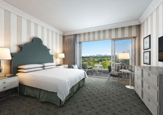 Luxury King guest room at The Beverly Hilton