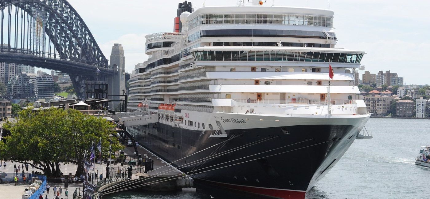 Image: Cunard's Queen Elizabeth, pictured here in Sydney, will resume cruising in the U.K. on Aug. 13, 2021. (photo via Flickr/Roderick Eime)