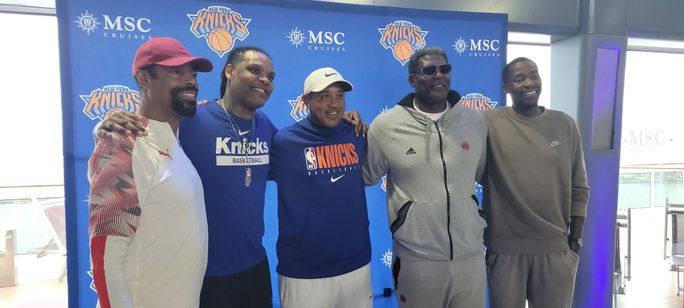Knick legends aboard MSC Meraviglia Knick legends aboard MSC Meraviglia