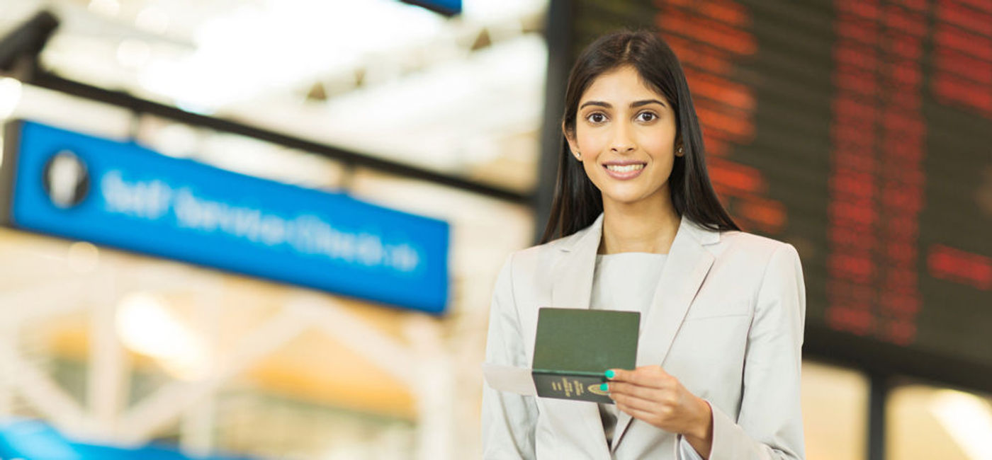 Image: Female business traveler. (photo courtesy of Thinkstock)