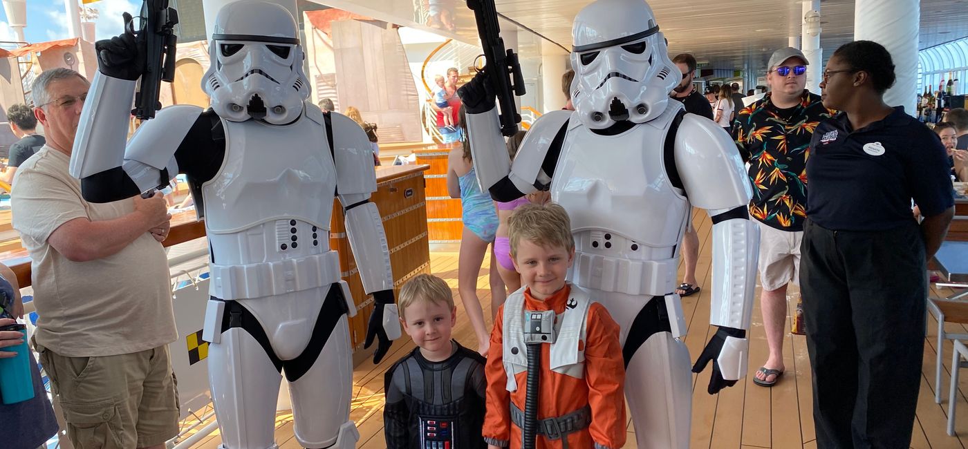 Image: Stormtroopers on patrol (Photo via Brooke Geiger McDonald)
