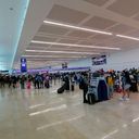 Inside the Cancun International Airport