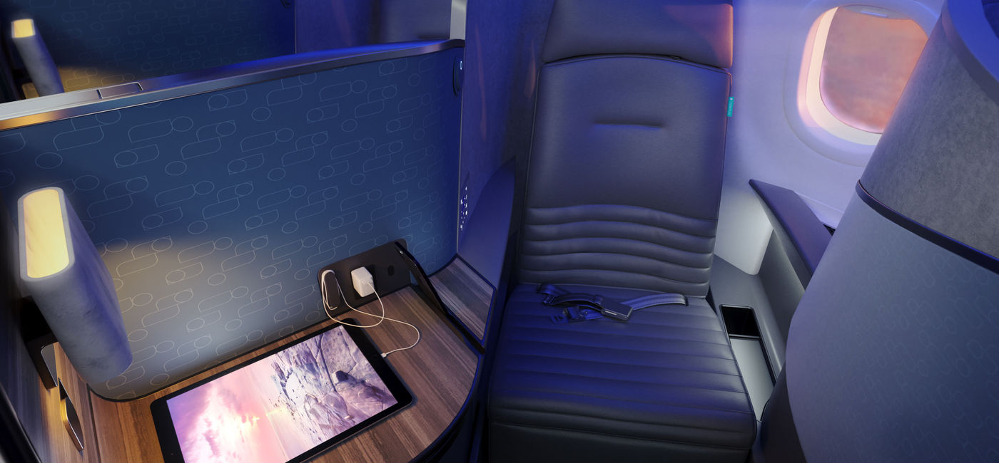 Image: PHOTO: JetBlue's Revamped Mint Experience. (photo via JetBlue Media)