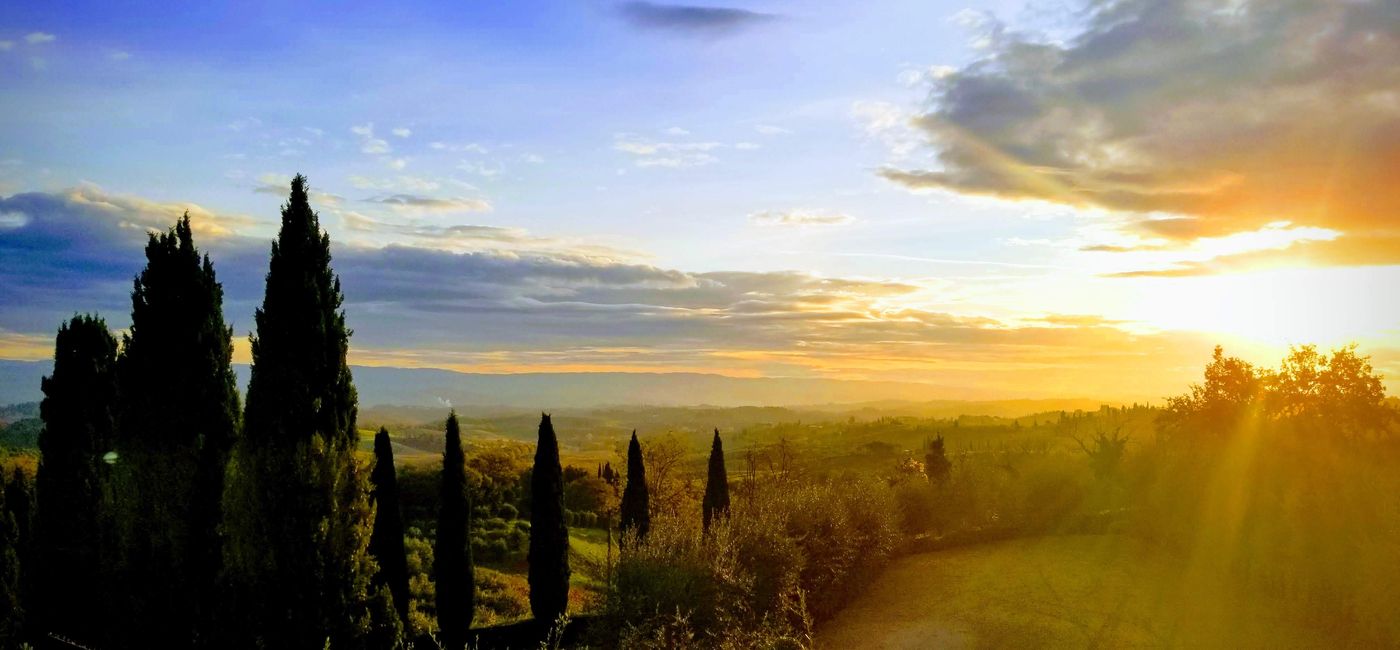 Image: Sunrise in Pistoia, Tuscany, Italy. (Photo by Laurie Baratti)