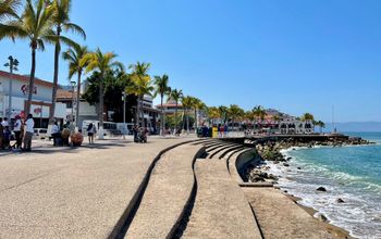 Malecon boardwalk in Puerto Vallarta