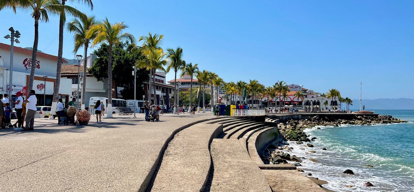 Image: Malecon boardwalk in Puerto Vallarta. (photo by Codie Liermann)