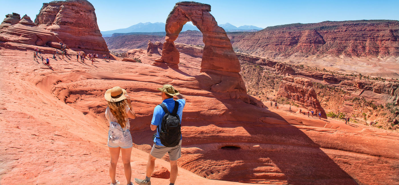 Image: Arches National Park near Moab, Utah. (photo via MargaretW/iStock/Getty Images Plus)