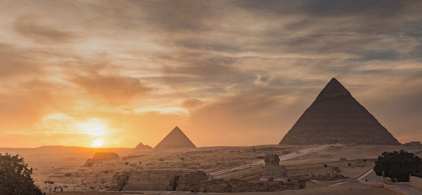 Image: The Pyramids of Giza. (photo via Atlas Ocean Voyages) ((photo via Atlas Ocean Voyages))