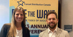 Karine Gagnon, GM and Marc Pelletier, Marketing & Communications, TDC