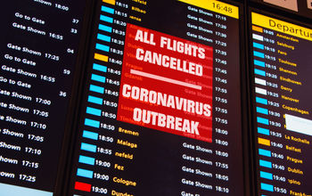 All flights canceled due to Coronavirus outbreak.