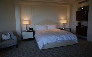 Guest room at the Waldorf Astoria Beverly Hills