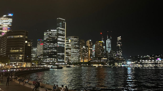 Sydney, Australia at night 