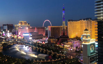 Las Vegas Strip viewed from The Cosmopolitan