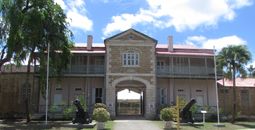 Outside the Barbados Historical Society Museum