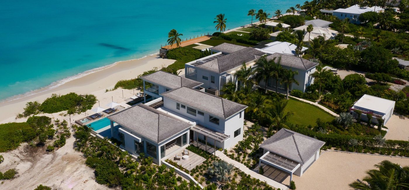 Image: Beachfront Villa at Beach Enclave Grace Bay. (photo via Beach Enclave Turks & Caicos)