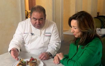 Christine Duffy and Emeril Lagasse