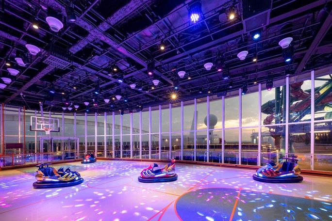 MSC World Europa bumper cars MSC World Europa bumper cars