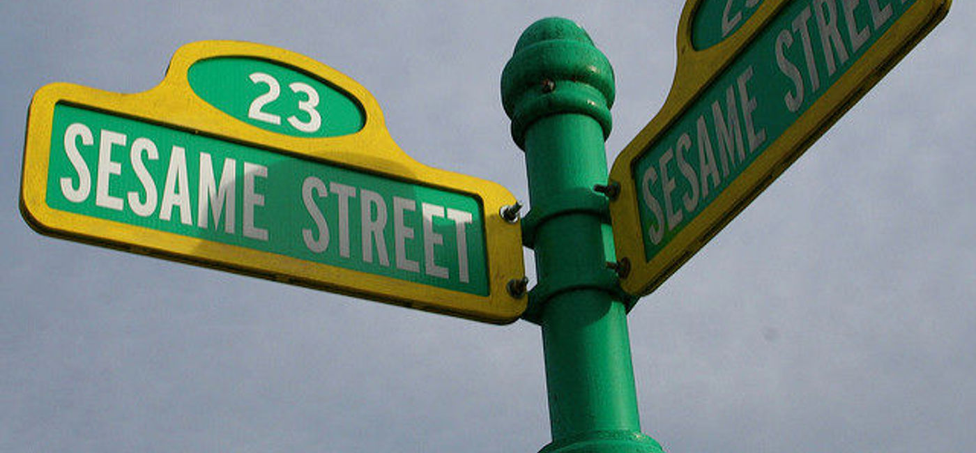 Image: PHOTO: Sesame Street street sign. (Photo via Flickr/Gavin St. Ours)