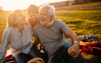 A family reuniting.