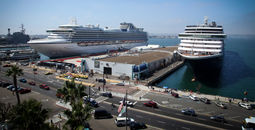 cruise ships, san diego, california, port of san diego, docked, Princess Cruises