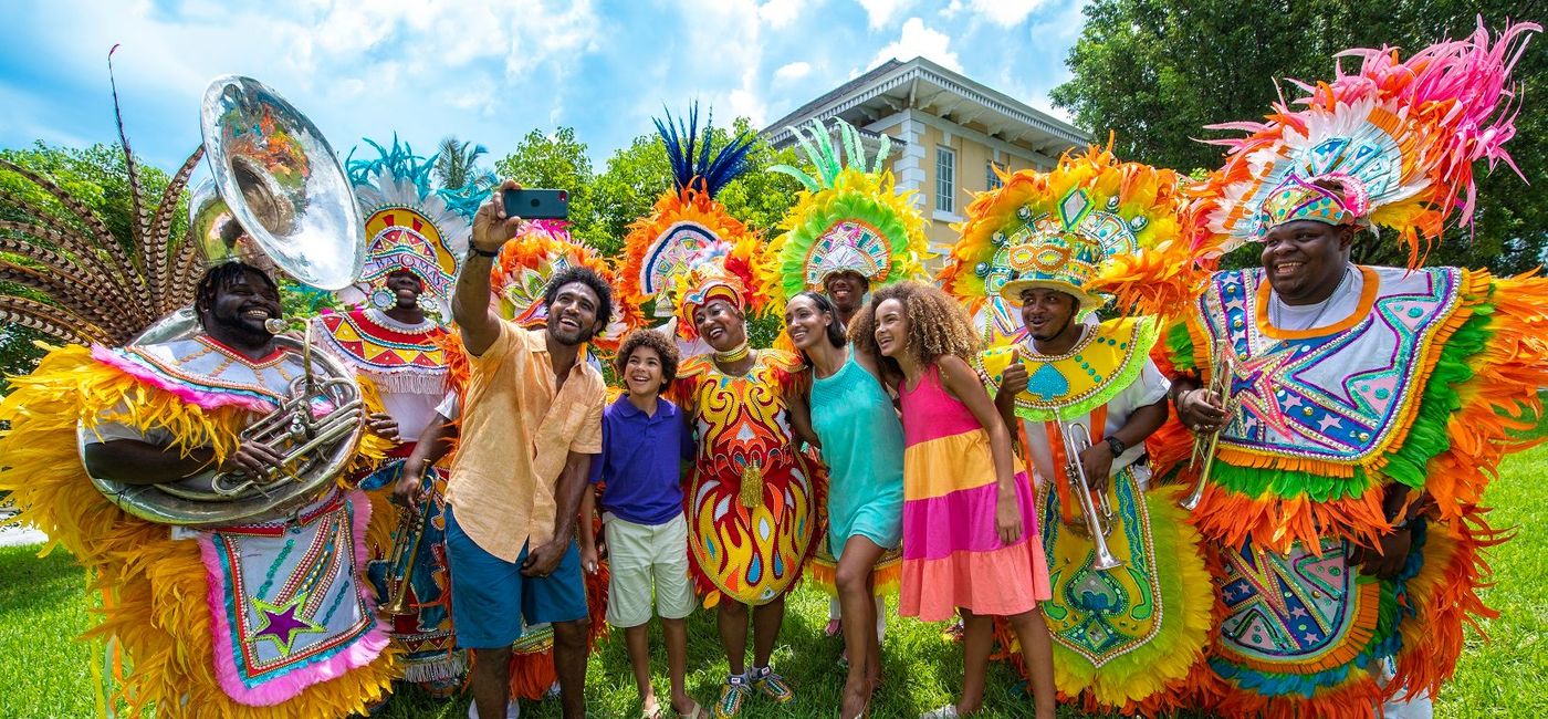 Image: Nassau is home to not only great beaches, but amazing cultural events such as the annual Junkanoo festival. (Nassau Paradise Island Promotion Board)