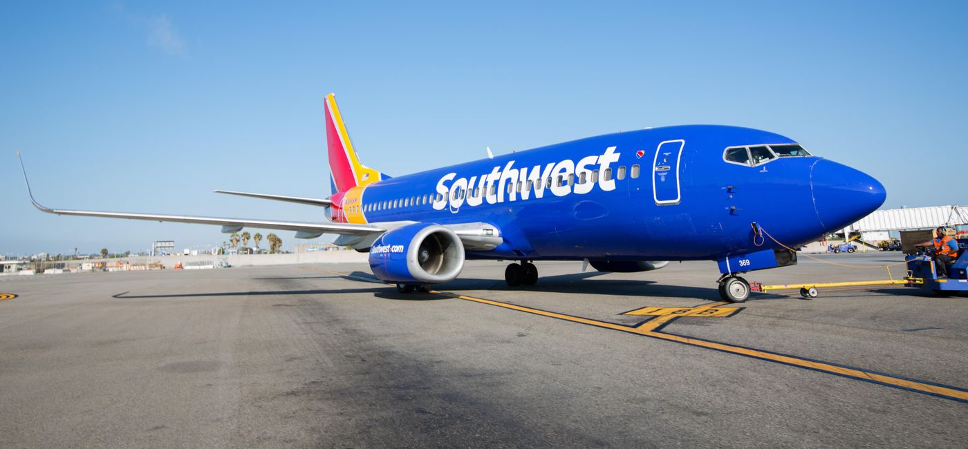 Image: Southwest airplane. (photo via Southwest)