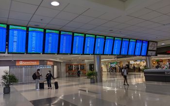airport flight board