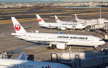 Japan Airlines planes at Tokyo's Haneda Airport