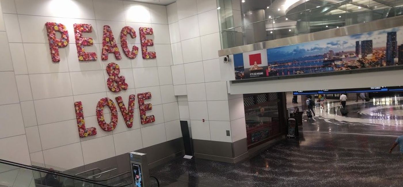 Image: PHOTO: Wall art inside the Miami Airport in 2017. (photo by Eric Bowman)