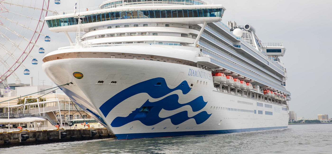 Image: Diamond Princess cruise ship. (photo via HIROSHI_H/iStock Editorial/Getty Images Plus)
