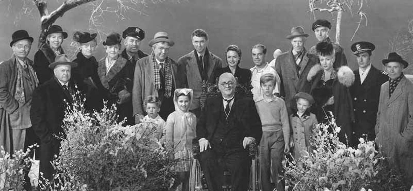 Image: The cast of It's A Wonderful Life (Courtesy the It's A Wonderful Life museum)
