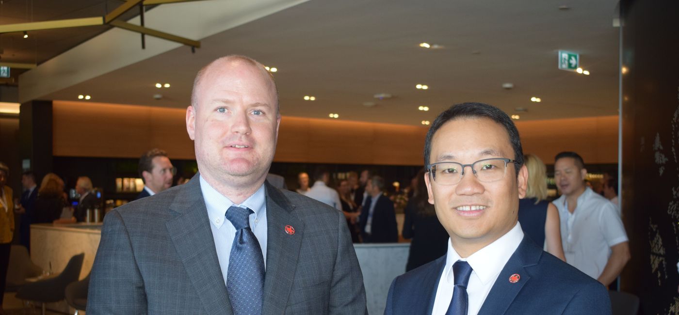Image: Mats Winter, Director Product Design - Airports and Inflight and Andrew Yiu, VP Product, Air Canada (PHOTO: TravelPulseCanada)