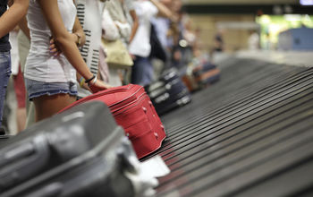 Baggage claim at airport