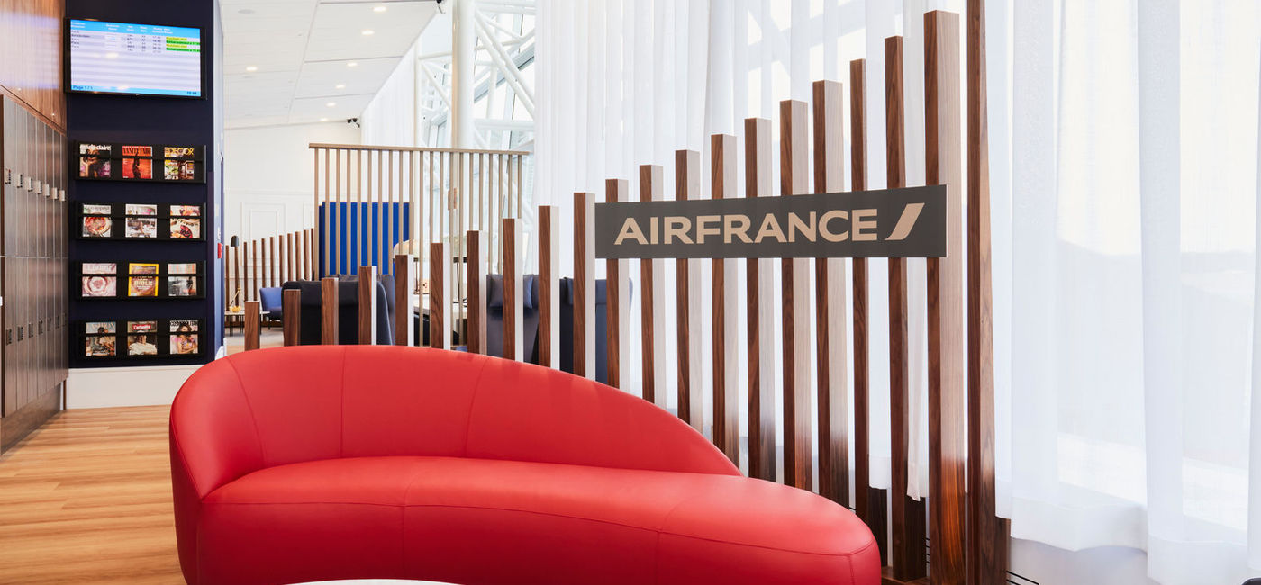 Image: Nouveau salon d'Air France, YUL (Courtoisie: Air France)
