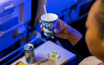 Alaska Airlines, paper cups, sustainability, airlines