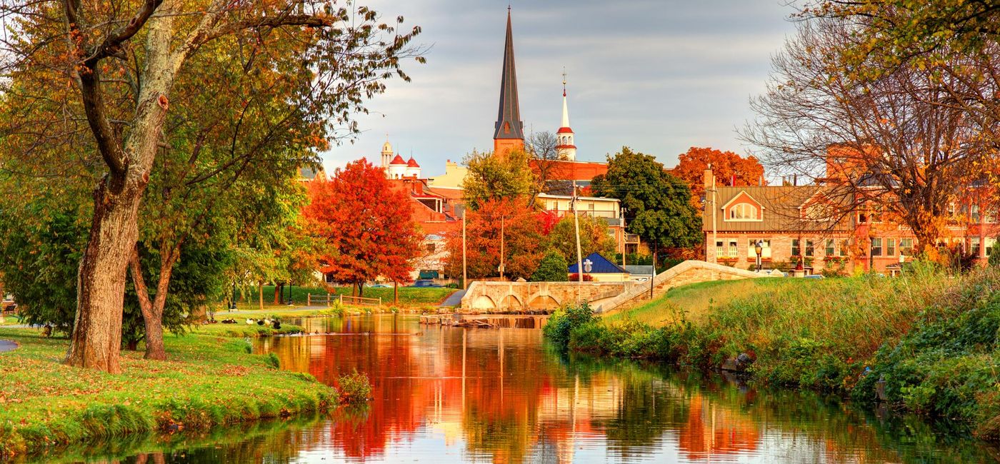 Image: Frederick, Maryland in the autumn. (photo via DenisTangneyJr/iStock/Getty Images Plus)