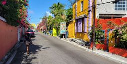 Nassau, Bahamas outside of the Graycliff Hotel and Restaurant