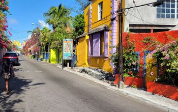 Nassau, Bahamas outside of the Graycliff Hotel and Restaurant