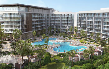 Exterior rendering of Conrad Orlando 