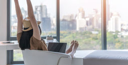 Combining business travel with leisure time.