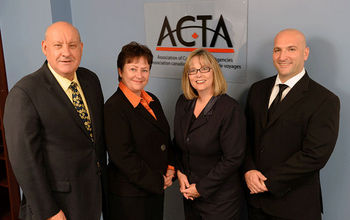 Heather Craig Peddie, second left
