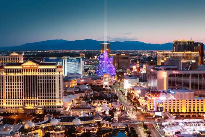 Hard Rock plans to build an iconic Guitar-shaped hotel on the famous Las Vegas Strip. Hard Rock, guitar, hotel, Las Vegas, Strip