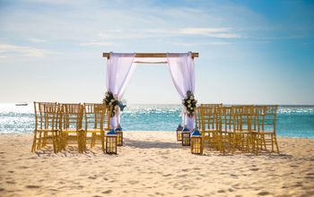 Wedding set up at Hotel Riu Palace Aruba