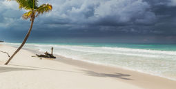A tropical storm approaching Mexico