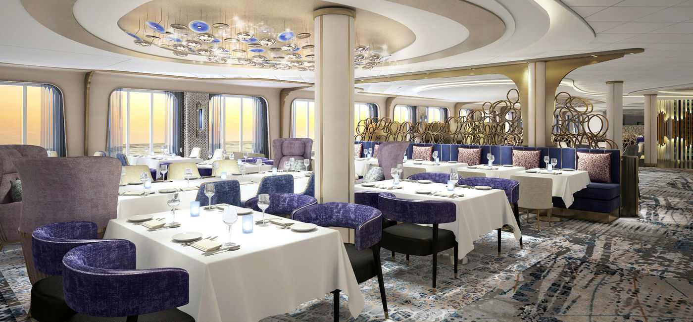 Image: The Celebrity Ascent will feature a redesigned main dining room experience. (Photo Credit: Celebrity Cruises)