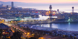 Cruise, port, terminal, harbor, Barcelona, Spain