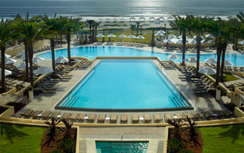 Amelia Island Omni pool view from guestroom balcony