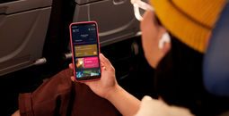 Delta Air Lines, Delta Sync, fast, free in-flight, Wi-Fi, internet, phone, mobile, devices, connectivity, T-Mobile, Hughes, satellite, streaming