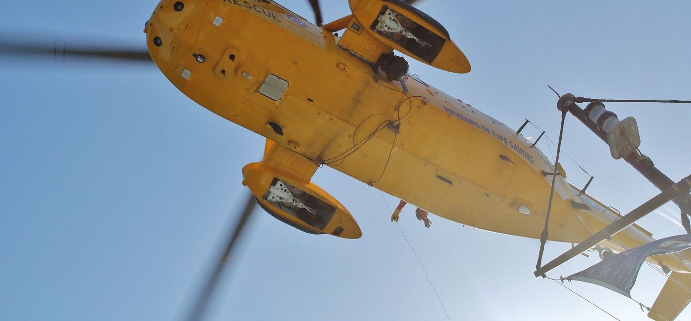 Image: PHOTO: A rescue helicopter. (photo via Flickr/will668) (flickr/will668)