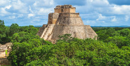 Pyramid of the Magician, Uxmal, Mexico.